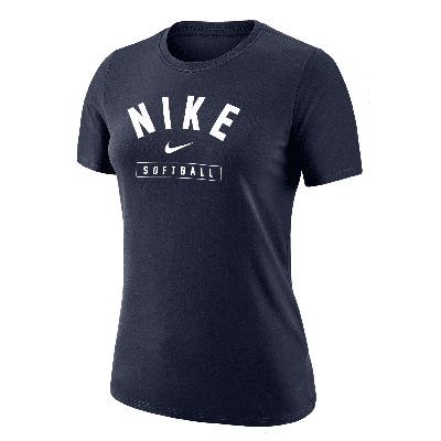 Nike Women's Softball T-shirt In Blue