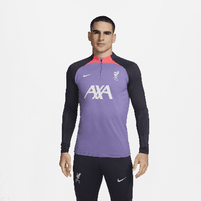 Nike Liverpool Fc Strike  Men's Dri-fit Knit Soccer Drill Top In Purple