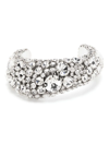 Area Crystal Bone Choker Necklace In Crystal