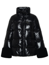 Fay Padded Down Jacket In Black