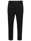 Dolce & Gabbana Joggers In Herringbone Jersey In Black