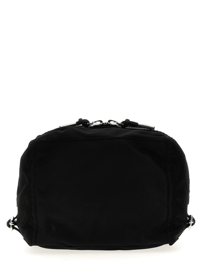 Givenchy Small Pandora Canvas Bag In Black