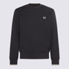 FRED PERRY FRED PERRY NAVY BLUE COTTON BLENS SWEATSHIRT