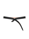 Isabel Marant Knot Belt In Black Natural
