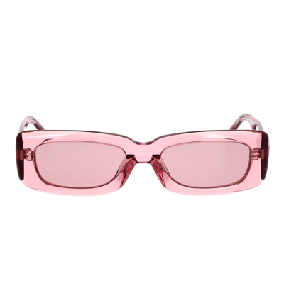 Attico The  Sunglasses In Pink