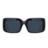Attico The  X Linda Farrow Jorja Rectangular Frame Sunglasses In Black