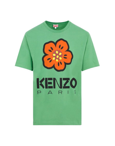 Kenzo Boke Flower Short-sleeved T-shirt In Green