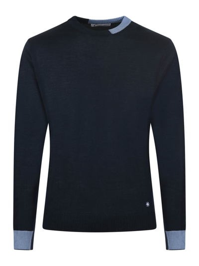 Manuel Ritz Sweater In Blu Scuro