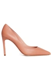 NINALILOU 90MM HEEL PINK LEATHER PUMPS