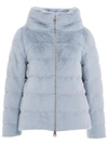 Herno Faux-fur Padded Jacket In White