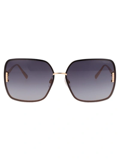 Chopard Women's Titanium Sunglasses In 0300 Gold