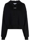 MSGM MSGM LOGO-PRINT COTTON HOODIE