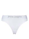 Palm Angels Logo-waistband Thong In White White