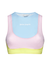 Palm Angels Miami Training Crop Top In Multicolour