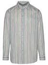 ETRO ROMA SHIRT IN TEAL COTTON