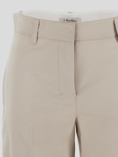 's Max Mara S Max Mara Womens Milk Helier Wide-leg Mid-rise Cotton Trousers