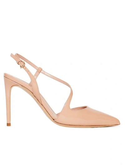 Ninalilou Powder Naplack Leather Chanel Pump In Pink