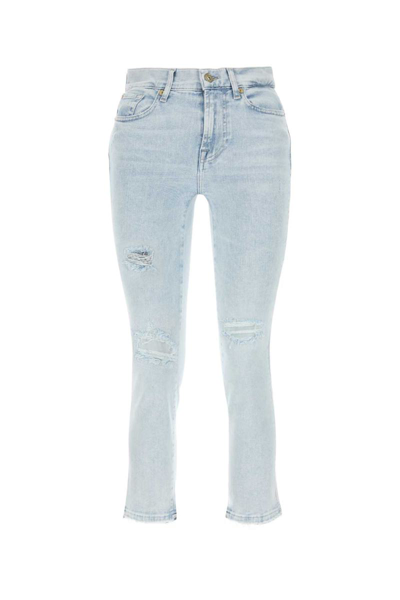 7 For All Mankind Seven For All Mankind Jeans In Light Blue