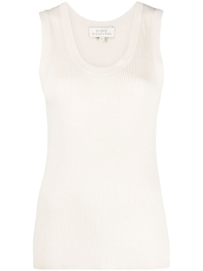 Studio Nicholson Rib Vest Clothing In Grey