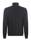 Tagliatore Turtleneck In Virgin Wool In Grey