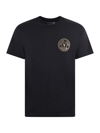 Versace Jeans Couture Logo Printed Crewneck T-shirt In Black