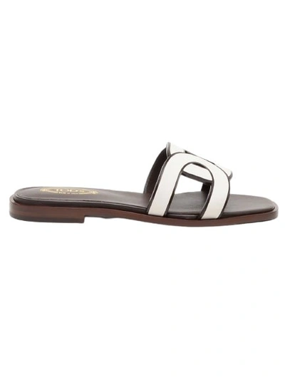 Tod's Chain Sandals In White