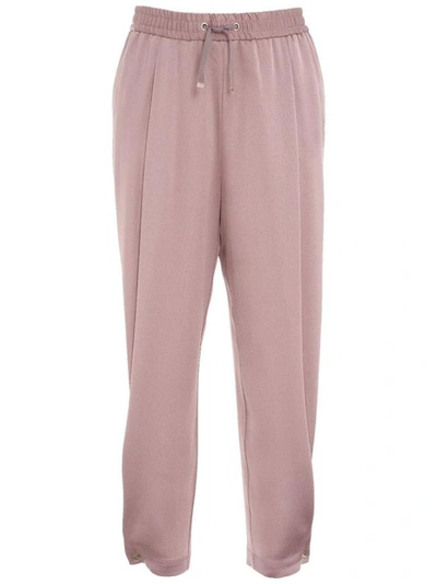 Herno Drawstring Jogging Trousers In Pink