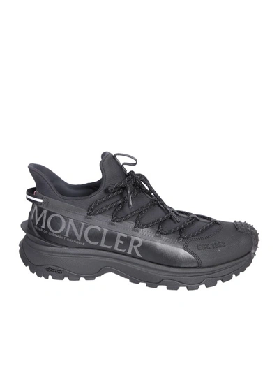 Moncler Trailgrip Lite2 Nylon Sneakers In Green