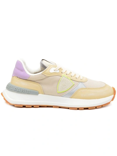 Philippe Model Antibes Low Beige Sneaker In Neutrals