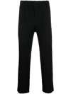 Issey Miyake Basics Pleated Casual Pants In Black