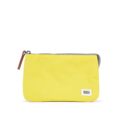 Roka Carnaby Wallet Medium Custard (recycled Canvas)