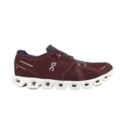 On Running Cloud 5 Running Sneakers In Burgundy