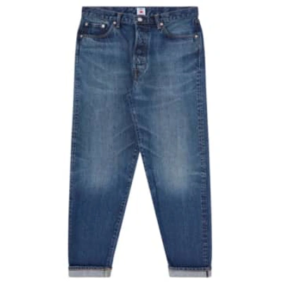 Edwin Bree High-rise Straight-leg Jeans In Blue