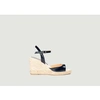 ANAKI BEVERLY ESPADRILLES IN PATENT LEATHER
