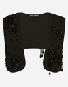 DOLCE & GABBANA TECHNICAL FABRIC HARNESS VEST WITH STONES