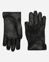 Dolce & Gabbana Guanti In Pelle In Black