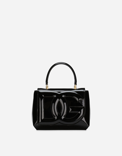 Dolce & Gabbana Dg Logo Bag Top-handle Bag In Black