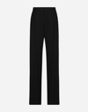 DOLCE & GABBANA FLARED WOOLEN PANTS