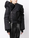 Rick Owens Drkshdw Women Doll Bomber In 09 Black