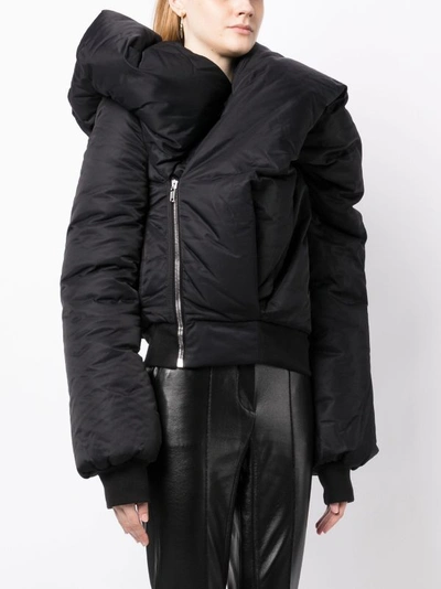 Rick Owens Drkshdw Women Doll Bomber In Black