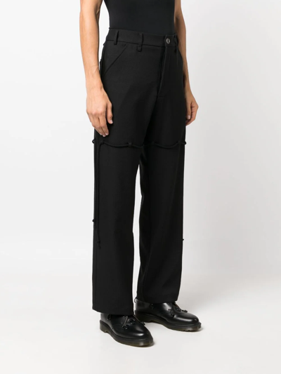 Song For The Mute Drawstring Track Pants In Black
