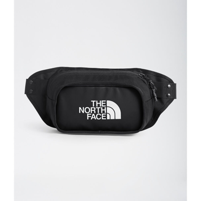 The North Face Explore Hip Pack In Ky4 Black/white