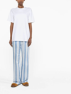 Totême Straight Cotton Tee Off-white In 110 Off-white