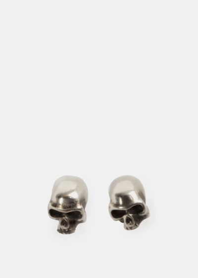 Werkstatt:mã¼nchen Werkstatt Munchen Silver Studs Skull Earrings