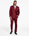 TAYION COLLECTION MENS CLASSIC FIT WOOL BLEND SUIT