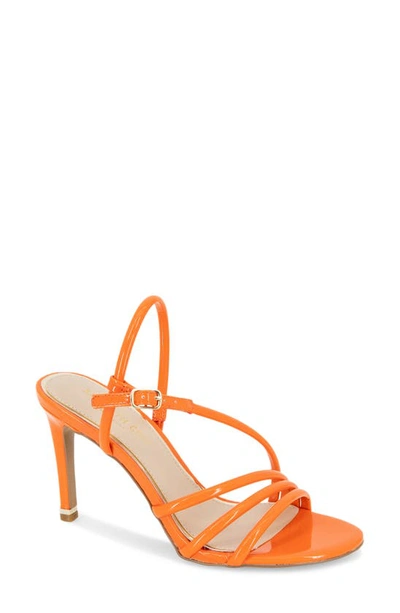 Kenneth Cole New York Baxley Sandal In Orange Patent