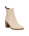 Tommy Hilfiger Brae Chelsea Boot In Taupe- Faux Suede