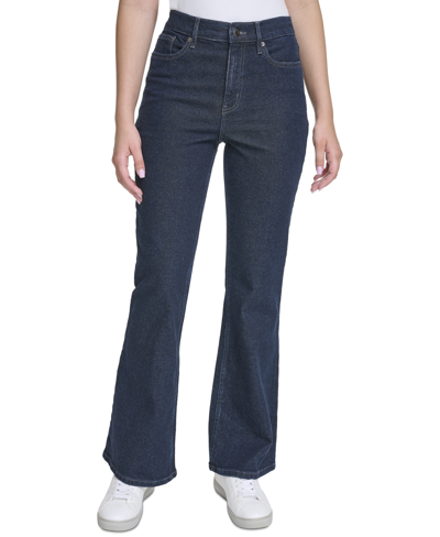 Calvin Klein Jeans Est.1978 Women's High-rise Stretch Flare Jeans In Concord