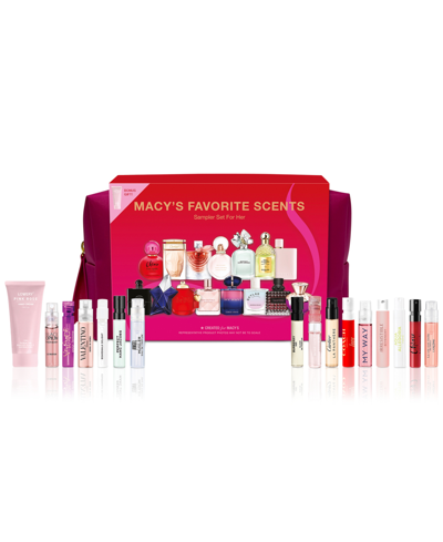 Macy's 17-pc.  Favorite Scents Sampler Discovery Set For Her, Created For