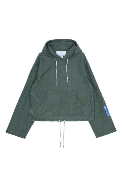 Jungles Cotton Terry Hoodie In Terry Toweling